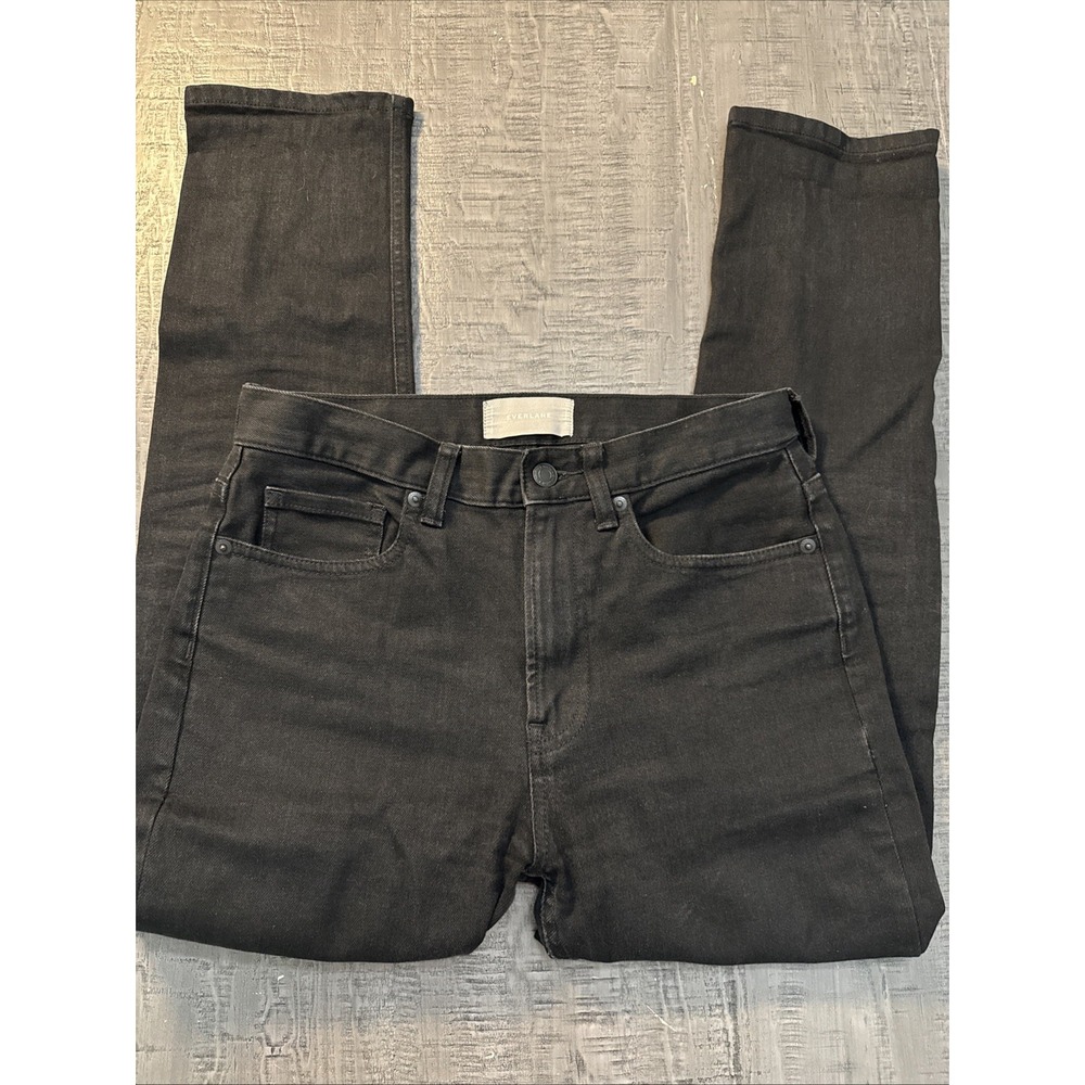 Everlane Woman's Size (2) 26 Regular Black Ankle Jeans‎ Classic Cropped